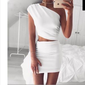 White Two Piece Set